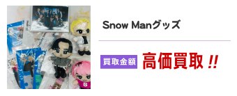 Snow Manグッズ
